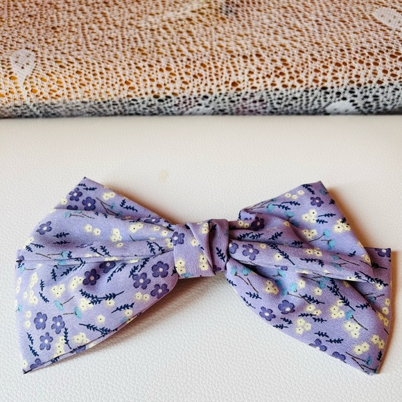 Hair bow barette, Bow hair clip, Hair clip, barette, party hair clip - Picture 4 of 6